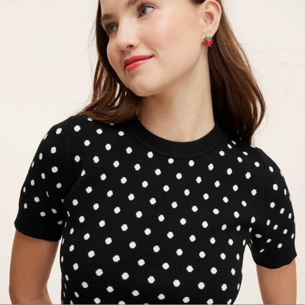 Kate Spade x Target stud Earrings Set with Strawberries, Fries & Champagne NIB - Picture 8 of 11